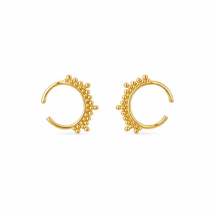 Continues Beaded Hoop Earrings marketplace image