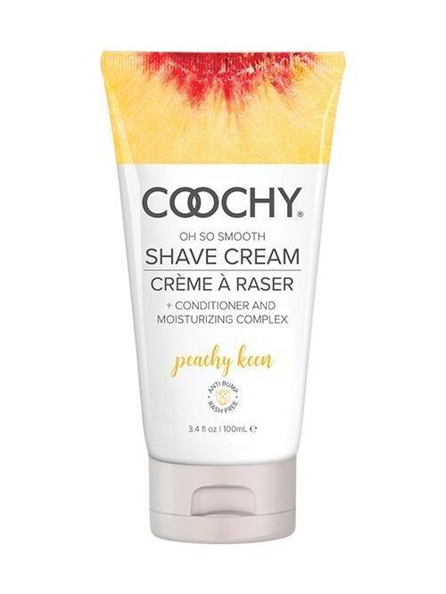 COOCHY Peach Scented Shave Cream 3.4 oz - For A Smooth, Irritation-Free Shave Eldorado