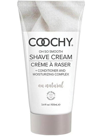 COOCHY Rash Free Shaving Cream - 3.4 oz Au Natural for Moisturizing & Soothing Shaves Eldorado