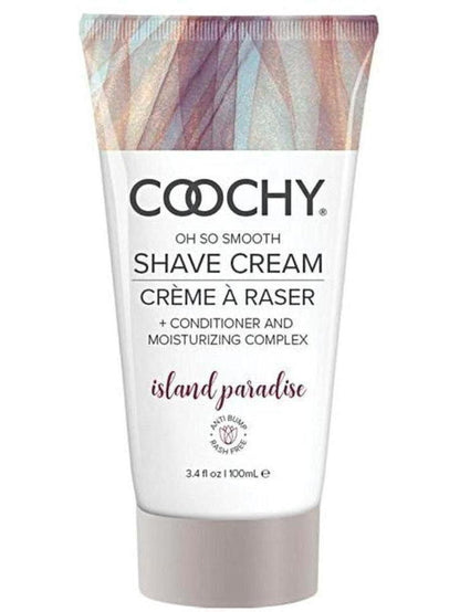 COOCHY Shaving Cream For Women - 3.4 Oz Moisturizing Jojoba Oil Island Paradise Scent Eldorado