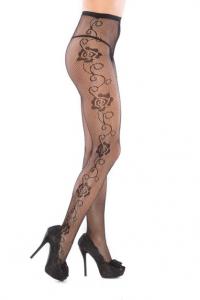 Coquette Rose Detail Pantyhose