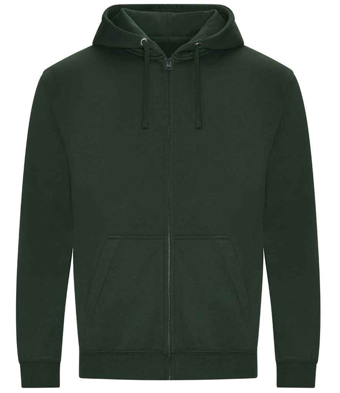 PRO RTX Pro Zip Hoodie | Bottle Green - Eg Clothing UK
