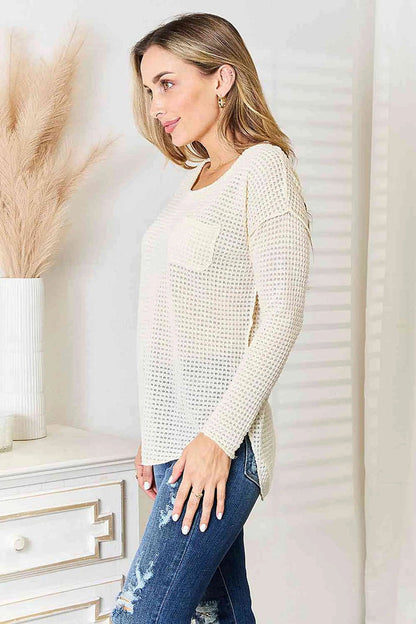 Culture Code Women's Scoop Neck Top with Patch Pocket - Plus Sizes Available Trendsi
