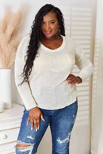 Culture Code Women's Scoop Neck Top with Patch Pocket - Plus Sizes Available Trendsi