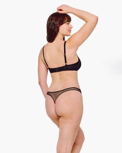 Schwarz Bralette - Crisanta Curvy Bralette