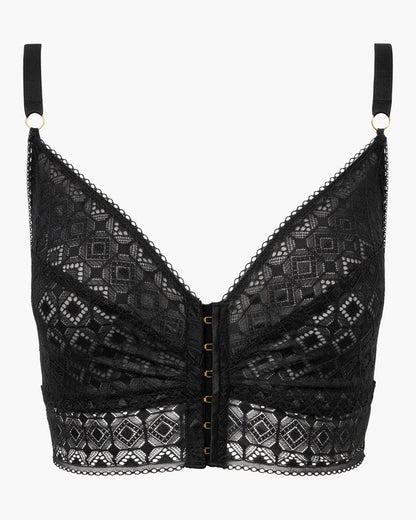 Black Bralette - Basilica Curvy Bralette
