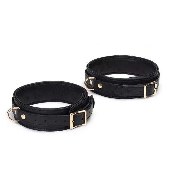 Dark Secret Leather Thigh Cuffs
