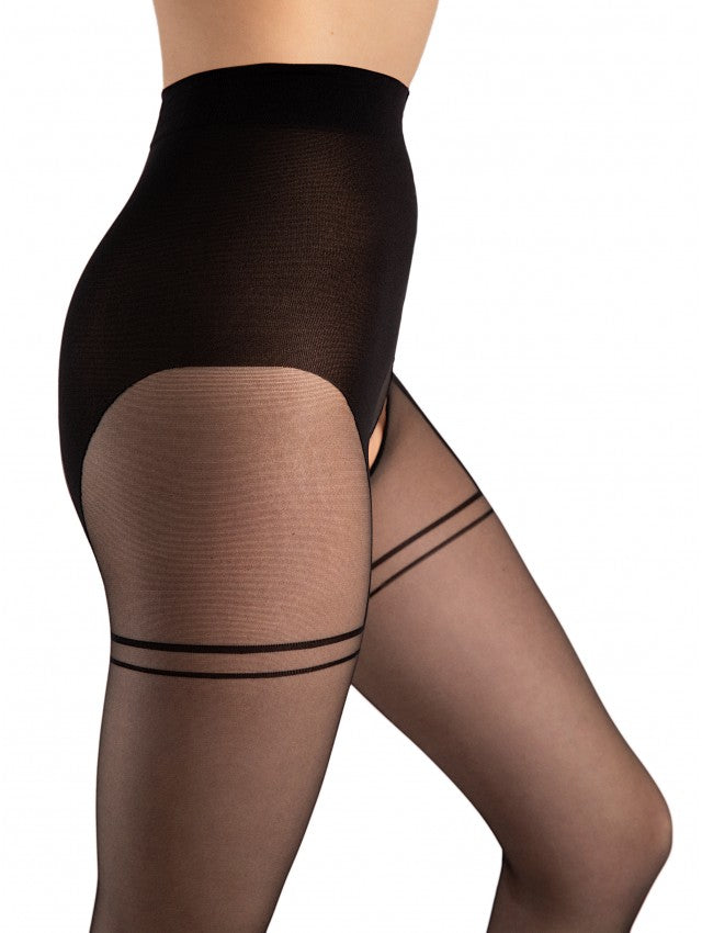 Delight Crotchless Tights