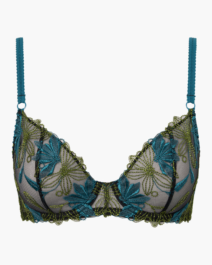 Black Bra - Fiorita Demi Underwire Bra