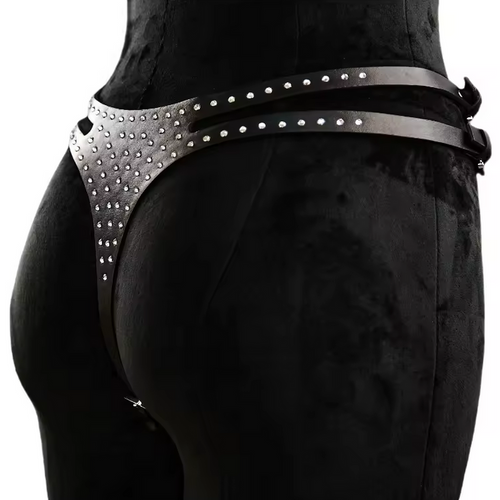 Diamant Vegan Leather Panty Harness