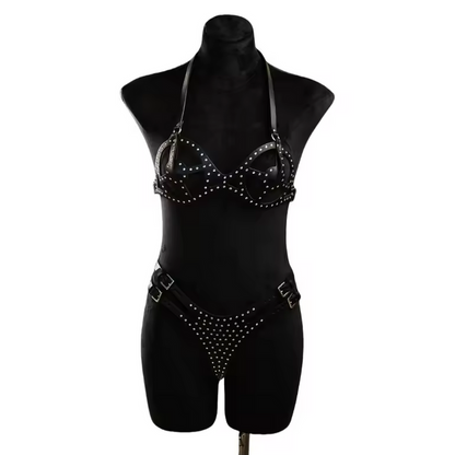 Diamant Vegan Leather Panty Harness