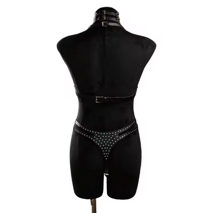 Diamant Vegan Leather Panty Harness