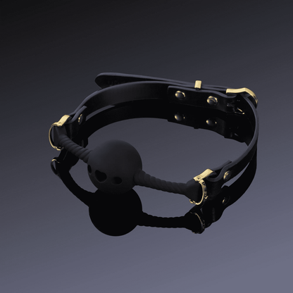 Discipline Breathable Mouth Gag with Heart