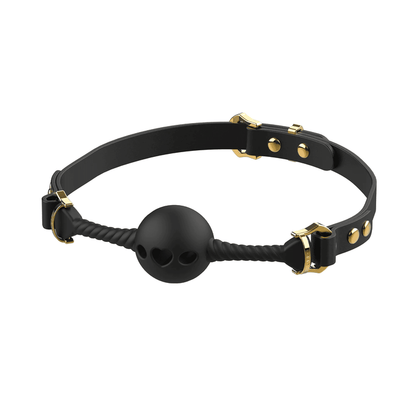 Discipline Breathable Mouth Gag with Heart