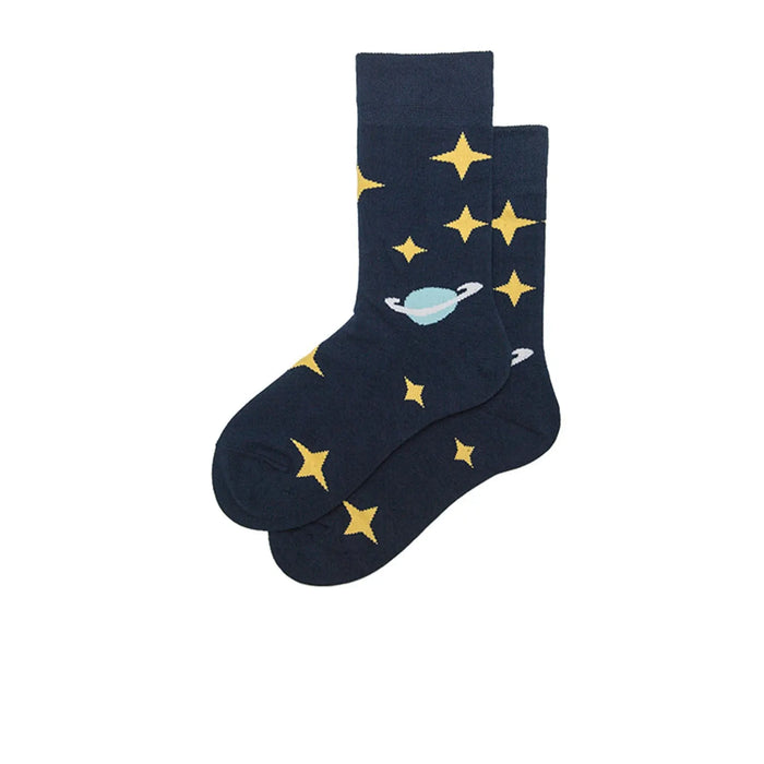 Designed Universe Men Crew Cotton socks - Pantsnsox