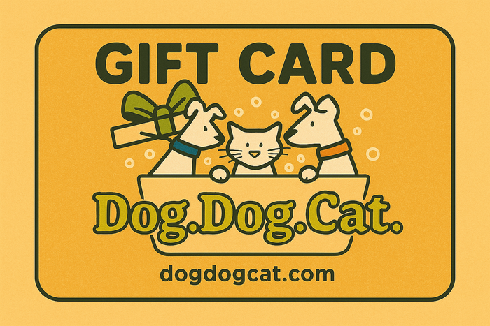 Dog Dog Cat Gift Card - Dog.Dog.Cat.