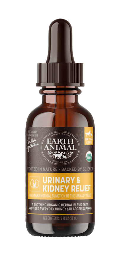 Earth Animal Supplement-Urinary Kidn : 2 oz - Dog.Dog.Cat.