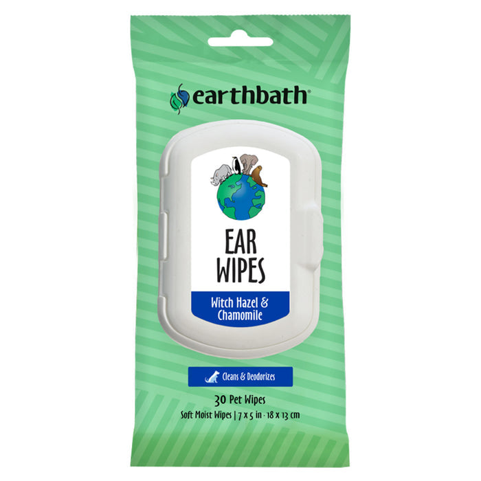 Earthbath Ear Wipes-Ear Wipes : 25 ct - Dog.Dog.Cat.