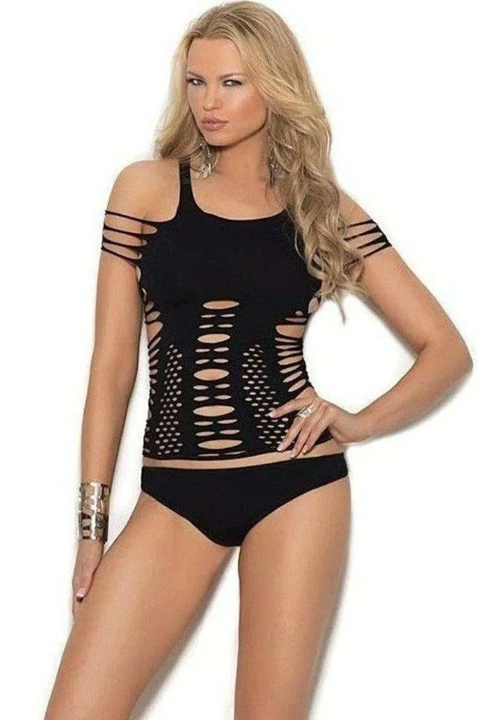 Elegant Moments 1322 Cami Set with Cut Out Detail - Cami Set