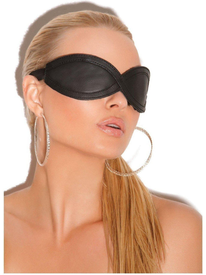 Elegant Moments L9987 Leather Blindfold Elegant Moments