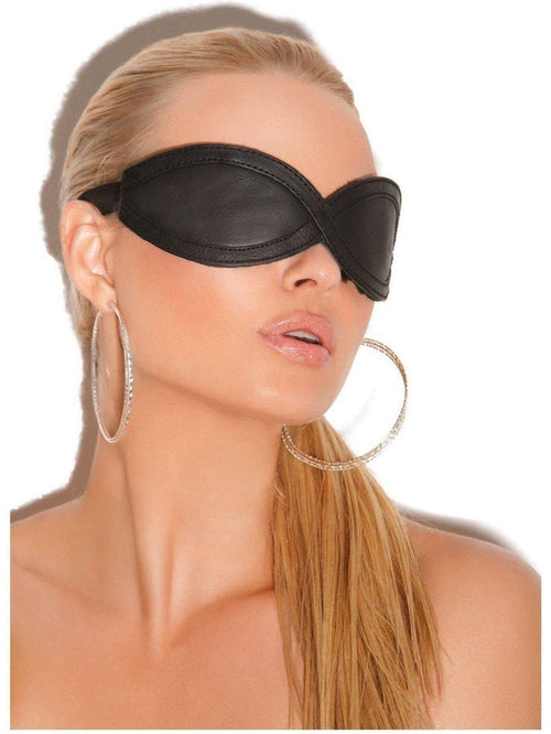 Elegant Moments L9987 Leather Blindfold Elegant Moments