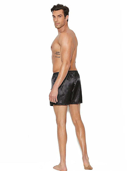 Elegant Moments Unisex Satin Boxer Shorts in Luxurious Charmeuse - Sizes S to XXL - Boxer Short
