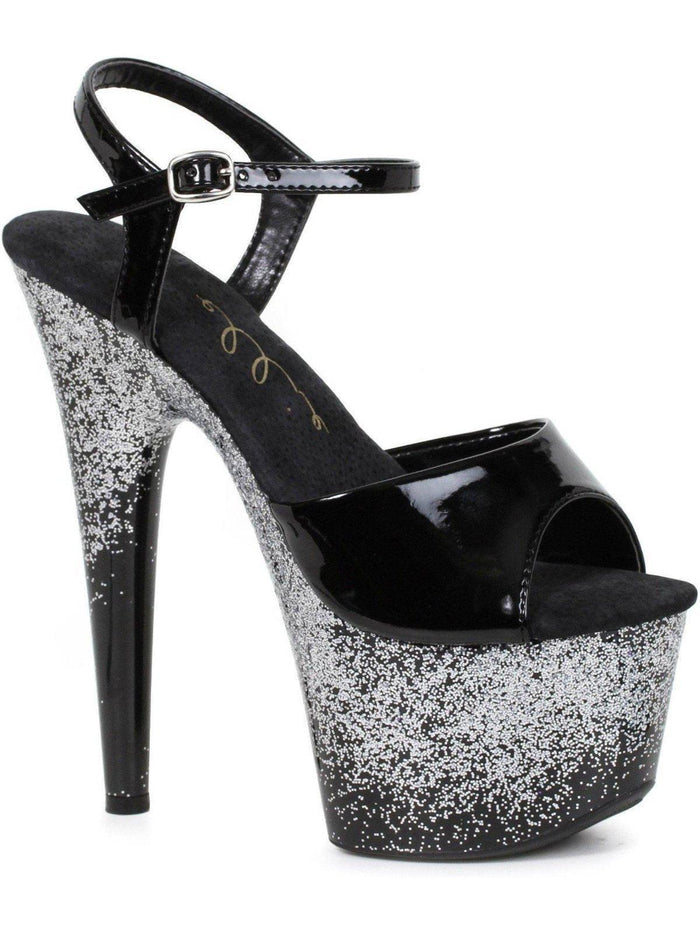 Elegant Women's Mules - Ellie 709-CARI 7" Pointed Stiletto Mule in Gold, Purple, Silver Ellie Shoes