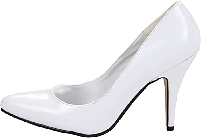 Ellie Shoes IS-8400 4" Heel B Width High Heel Pumps in Black, Red, White - Sizes 5 to 14 - "B" Width Pump
