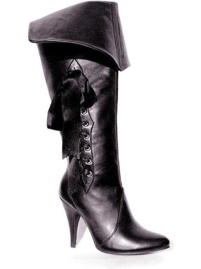 Ellie Shoes E-418-Pirate 4 Heel Pirate Boot  with 3 Ribbons Ellie Shoes