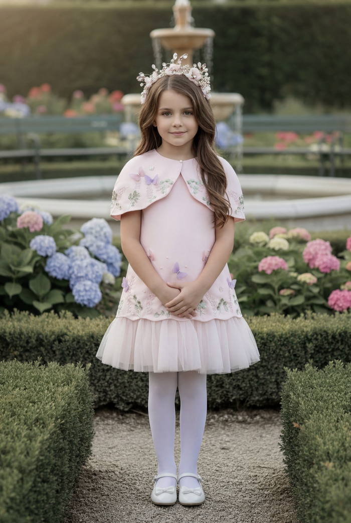 EMERY DRESS & CAPELET SET