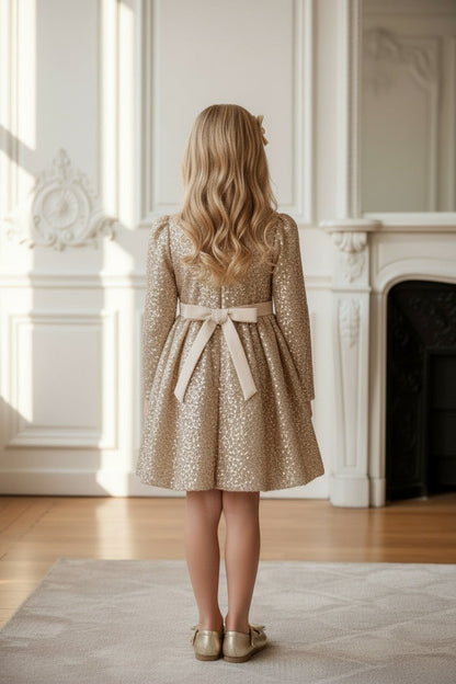 EMMA SEQUIN DRESS GOLD