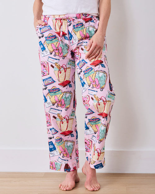 Emotional Baggage - PJ Pants - Happy Place Pink