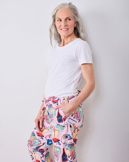 Emotional Baggage - PJ Pants - Happy Place Pink