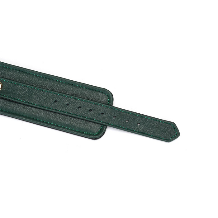 Evergreen Leather Anklecuffs
