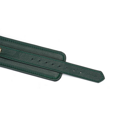 Evergreen Leather Anklecuffs