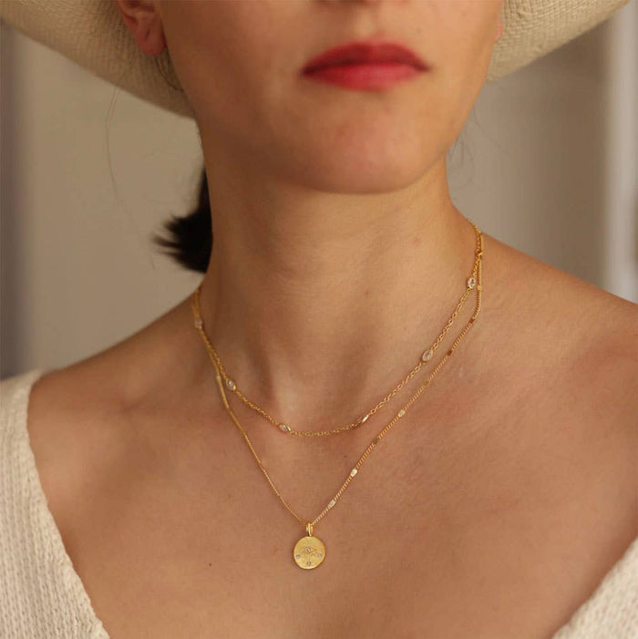 Eye of Protection Necklace - Turquoise