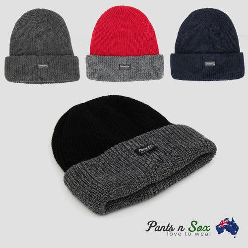 Fashion Knitted Hats Winter Ladies Unisex Hat Black Red Grey - Pantsnsox