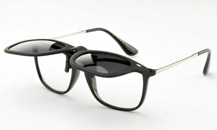 Fashion Retro Polarized Clip-On Flip-Up Sunglasses - UV400 Protection Unisex Pantsnsox