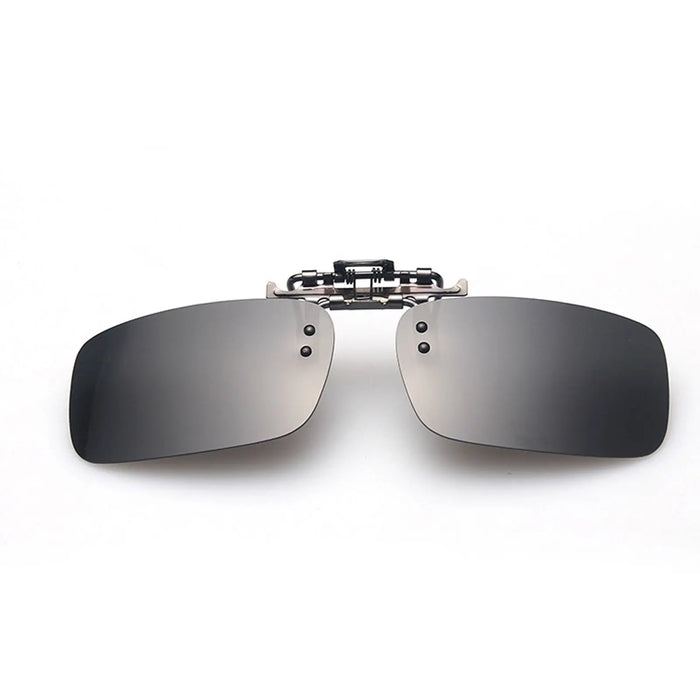 Fashion Retro Polarized Clip On flap up Sunglasses UV 400 Protection Mens Womens - Pantsnsox