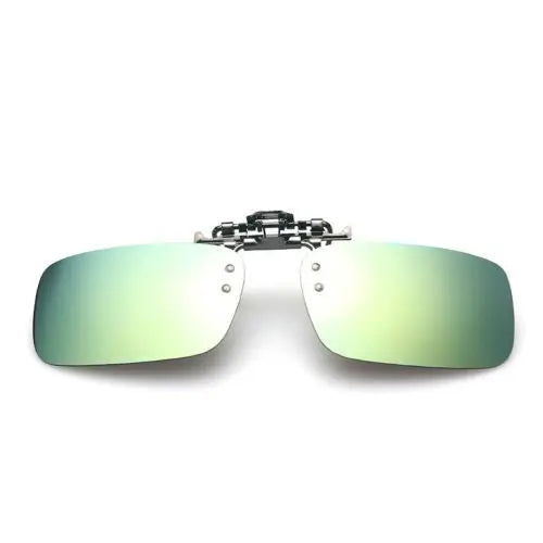 Fashion Retro Polarized Clip On flap up Sunglasses UV 400 Protection Mens Womens - Pantsnsox