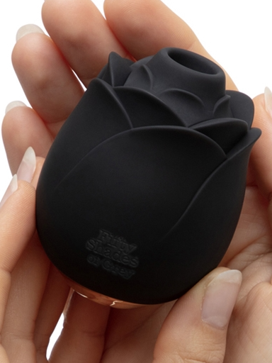 Fifty Shades Hearts & Flowers Rose Suction Vibrator