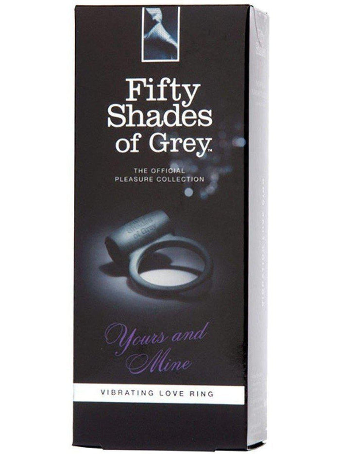 Fifty Shades of Grey Yours and Mine Vibrating Cock Ring - Waterproof, Silicone, Clitoral Stimulation Eldorado