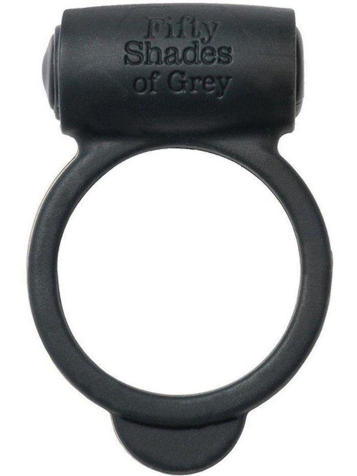Fifty Shades of Grey Yours and Mine Vibrating Cock Ring - Waterproof, Silicone, Clitoral Stimulation Eldorado