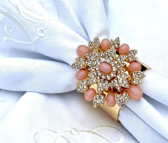 FLEUR DE PECHE NAPKIN RINGS SET OF 2