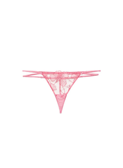 Fleur du Mal Harper Embroidery G-String