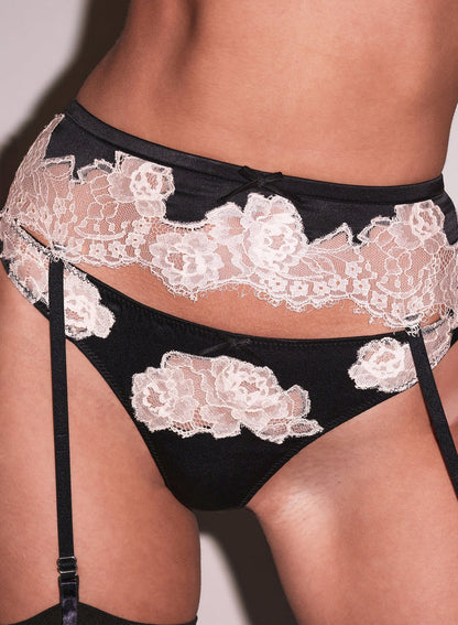 Fleur du Mal Juliet Lace Garter Belt