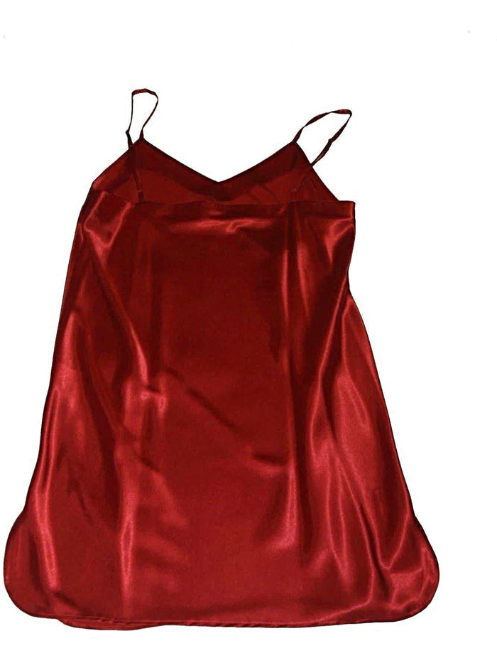 Flirty Lingerie Chemise In Satin, Adjustable Straps, Sizes S-XL, Elegant Handcrafted Quality Satin Boutique