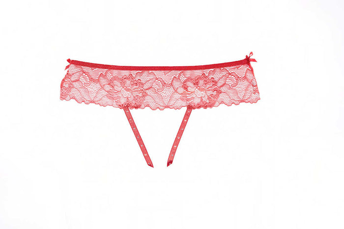 Mira Panty, this flirty little panty is sure to leave him breathless in Red - Panty