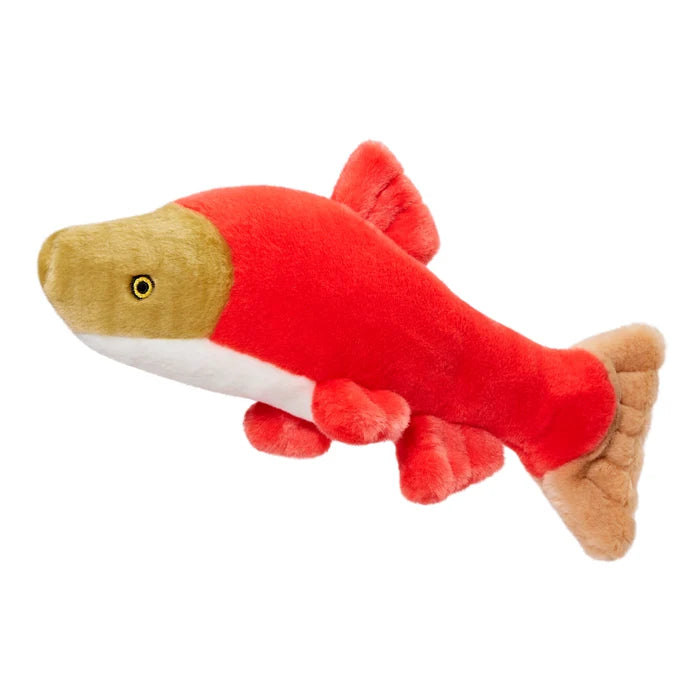 Fluff and Tuff Dog Toy-Cedar Salmon - Dog.Dog.Cat.