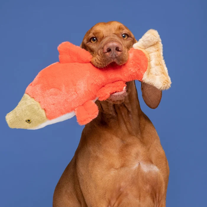 Fluff and Tuff Dog Toy-Cedar Salmon - Dog.Dog.Cat.